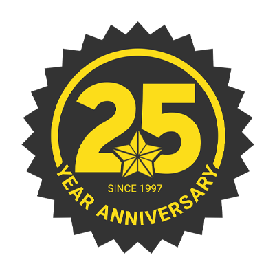 25 year anniverasary badge