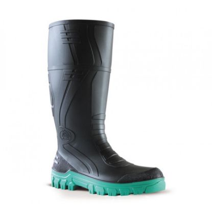 Picture of Gumboot - Black/Green Jobmaster 400mm Non-Safety Toe