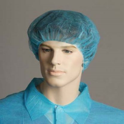 Picture of Hair Nets Non Woven Circular BLUE 21in