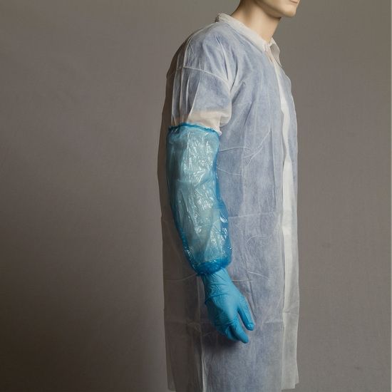 Picture of Sleeve Protectors Polyethelene Blue 40cm 