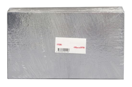 Picture of Silver Foil Cake Base Board Rectangle 220x380 Quarter Slab 