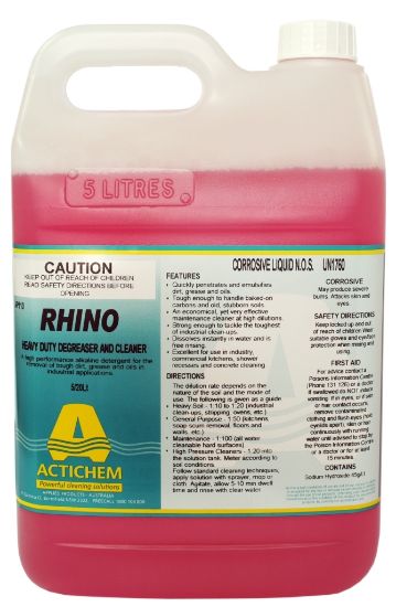 Picture of Rhino H/D Degreaser & Cleaner AP110-Actichem 5lt
