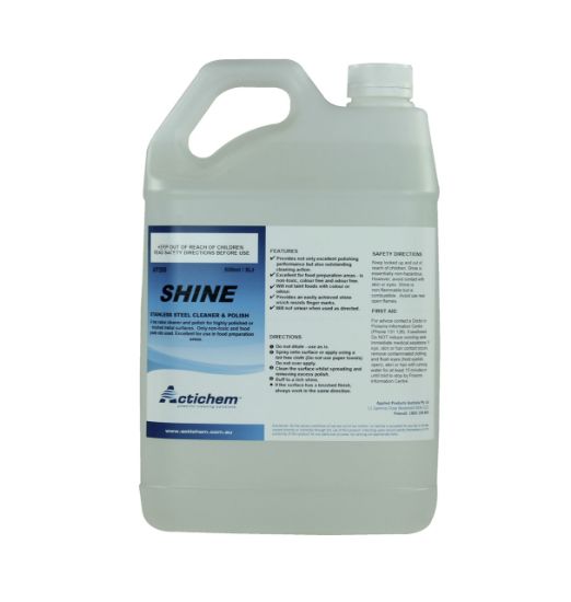 Picture of "Shine" Stainless Steel Polish AP295-Actichem 5lt
