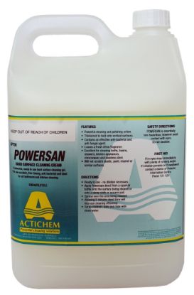 Picture of Powersan Hard Surface Cleaning Cream AP700-Actichem 5lt