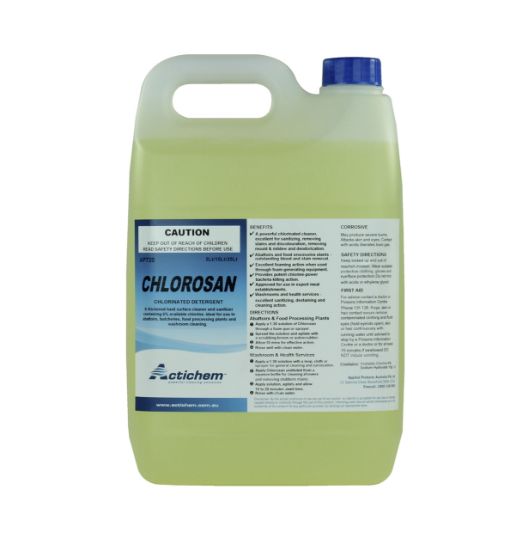 Picture of Chlorosan Chlorinated DetergentAP720-Actichem 5lt