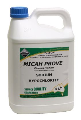 Picture of Sodium Hypochlorite Concentrate Bleach 10% 5lt