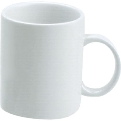 Picture of China Mugs White 350ml -Straight Sided-Tomkin Vitraceram 90012