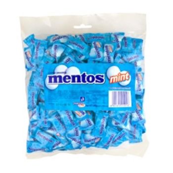 Picture of Mentos Peppermint Pillow Pack Ind wrapped