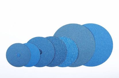 Picture of Fibre Disks 100mm (4in) x 16mm  Zirc (Blue) -36 grit