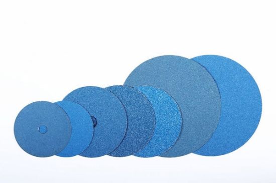 Picture of Fibre Disks 100mm (4in) x 16mm  Zirc (Blue) -36 grit