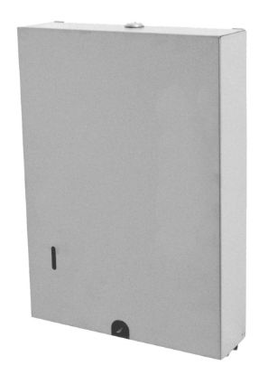 Picture of No 1 Metal Dispenser to Fit Hand Towel Ultraslim -white powdercoated