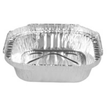 Picture of #320 / #7113 Square Sweet Foil Dishes / Containers - 95mm x 95mm Base Dimensions x 27mm High