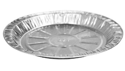 Picture of Round Family Shallow Pie Foil Container - 141mm Round Base x 15mm High - MRO315