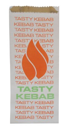 Picture of Foil Kebab Bag Printed 100 x 40 x 240