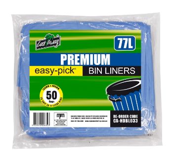 Picture of Garbage Bin Liner 70-77L HDPE Blue 740x900