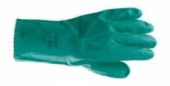 Picture of Gloves Silverlined Rubber Green
