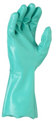 Picture of Gloves Green Nitrile Chemical 33cm