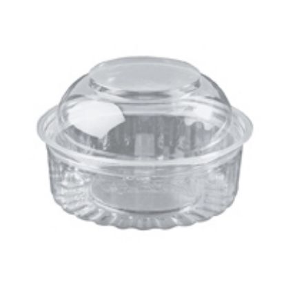 Picture of Food/Show Bowl Clear Plastic 8oz Dome Lid 240ml apprx  