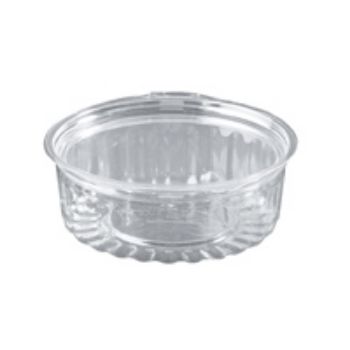 Picture of Food/Show Bowl Clear Plastic 8oz Flat Lid 240ml apprx