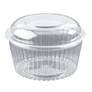 Picture of Food/Show Bowl Clear Plastic 48oz Dome Lid 1364ml approx