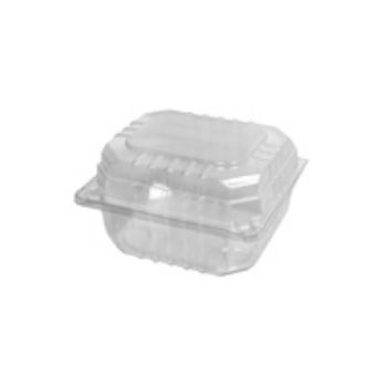 Picture of Clear Plastic Burger Clam Pack Small 112 x102 x 64mm