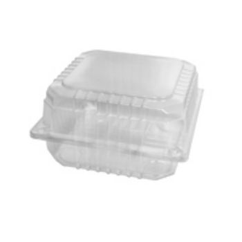 Picture of Clear Plastic Burger Clam Pack Jumbo 150x145x75 (Outside Dimensions)  059