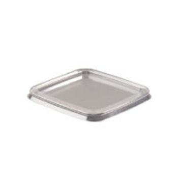 Picture of Clear PET Lid to suit Castaway 125ml / 250ml / 300ml Square Tub 