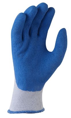 Picture of Glove -Blue Rubber Latex Palm Coated Knitted Cotton