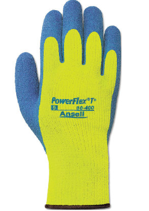 Picture of Powerflex Freezer Gloves - Latex Palm, High Vis