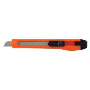 Picture of 9mm Snapoff Retractable Plastic Knife - Orange