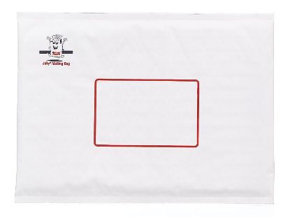 Picture of Jiffy-Lite Bag Mailer # 5    (White Paper outer, bubble inner) 265x380
