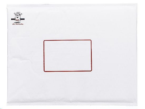 Picture of Jiffy-Lite Bag Mailer # 6    (White Paper outer, bubble inner) 300x405