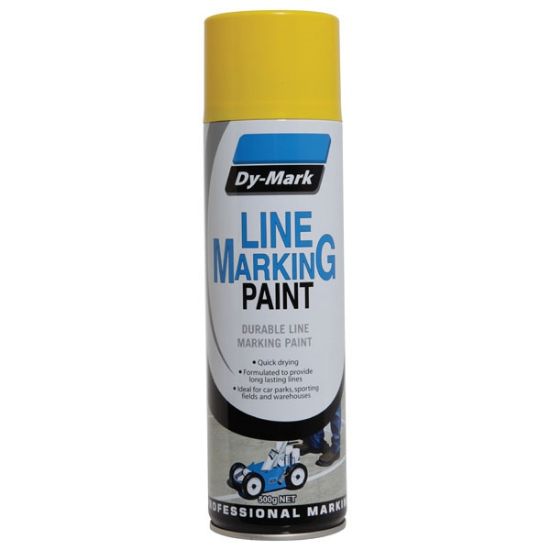 Picture of Paint Cans - Durable Line Marking Spray Paint 500g - Yellow - Dymark