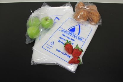Picture of Plastic Bag LDPE Vented 300x380 No Print Lge Lettuce Bag