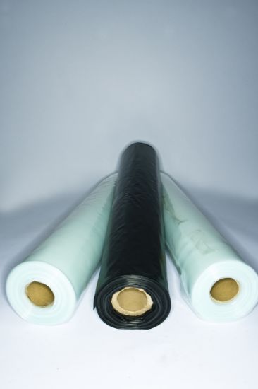 Picture of Builders Film Plastic Black Centrefold 200UM x 50m x 2m