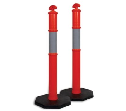 Picture of T-Top Bollard with 6kg Base Orange