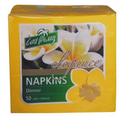 Picture of Napkin Quilted Premium Dinner Gold / Yellow 
