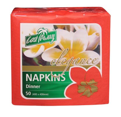 Picture of Napkin Quilted Premium Dinner - Red 