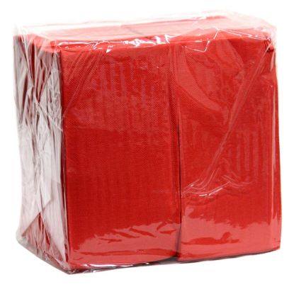 Picture of Napkin GT (1/8th) Fold Quilted Dinner REDIFOLD Red 
