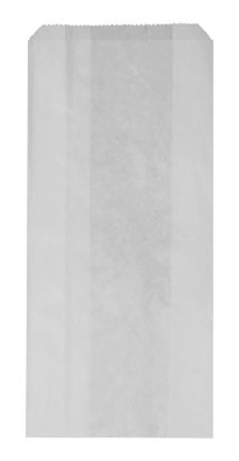 Picture of Paper Bags White 1 Satchel 100x40x185mm 