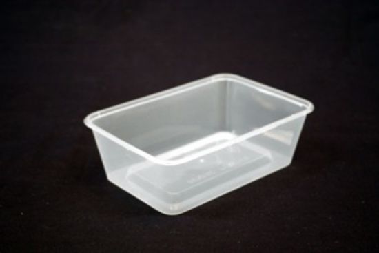 Picture of Rectangle 650ml Plastic Container Genfac  