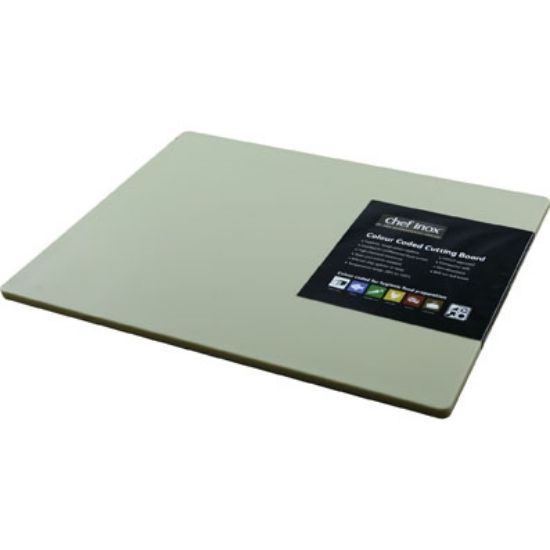 Picture of Plastic Cutting Board 380 x 510 x 12mm Brown (Cooked Meats)