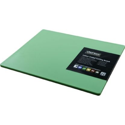 Picture of Plastic Cutting Board 380 x 510 x 12mm Green (Fruit/Vegetables)