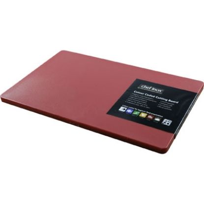 Picture of Plastic Cutting Board 380 x 510 x 12mm Red (Raw Meats)