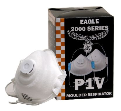 Picture of P1 Standard Dome Disposable Respirators with Valve Moulded