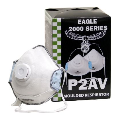 Picture of P2 Dome Disposable Respirators Acid Valve (eq Carbon)-Standard Moulded 