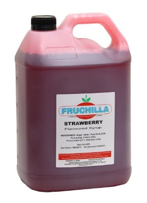 Picture of Fruchilla Slush / Granita Base Flavours - Strawberry 5lt