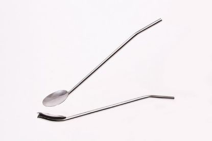 Picture of Stainless Steel Spoon Straws(long)
