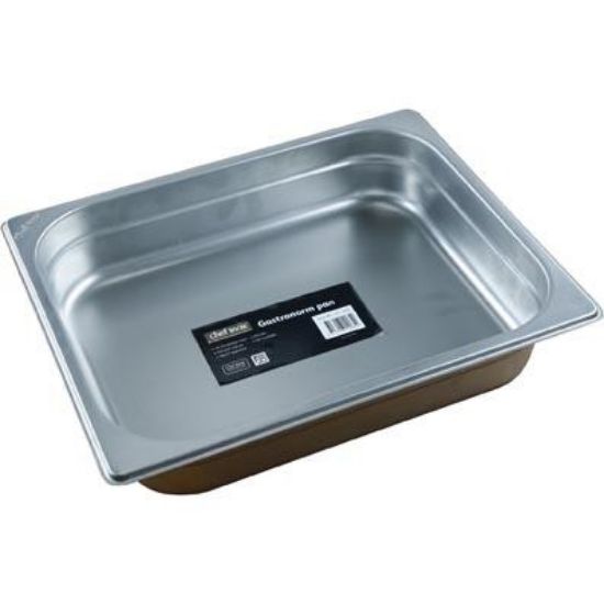 Picture of Stainless Steel Bain Marie Steam Insert Pan 1/2 size 65mm deep - 325mm x 265mm