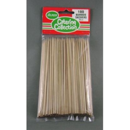 Picture of Bamboo Skewers  15cmx2.5mm Retail 